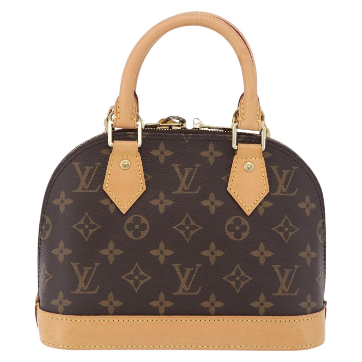 LOUIS VUITTON Monogram Alma BB Hand Bag 2way M53152 LV Auth 199102SAM