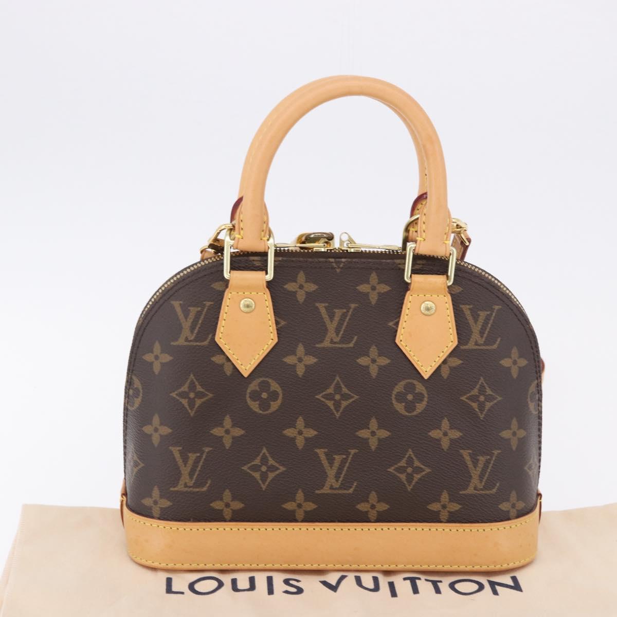 LOUIS VUITTON Monogram Alma BB Hand Bag 2way M53152 LV Auth 199102SAM