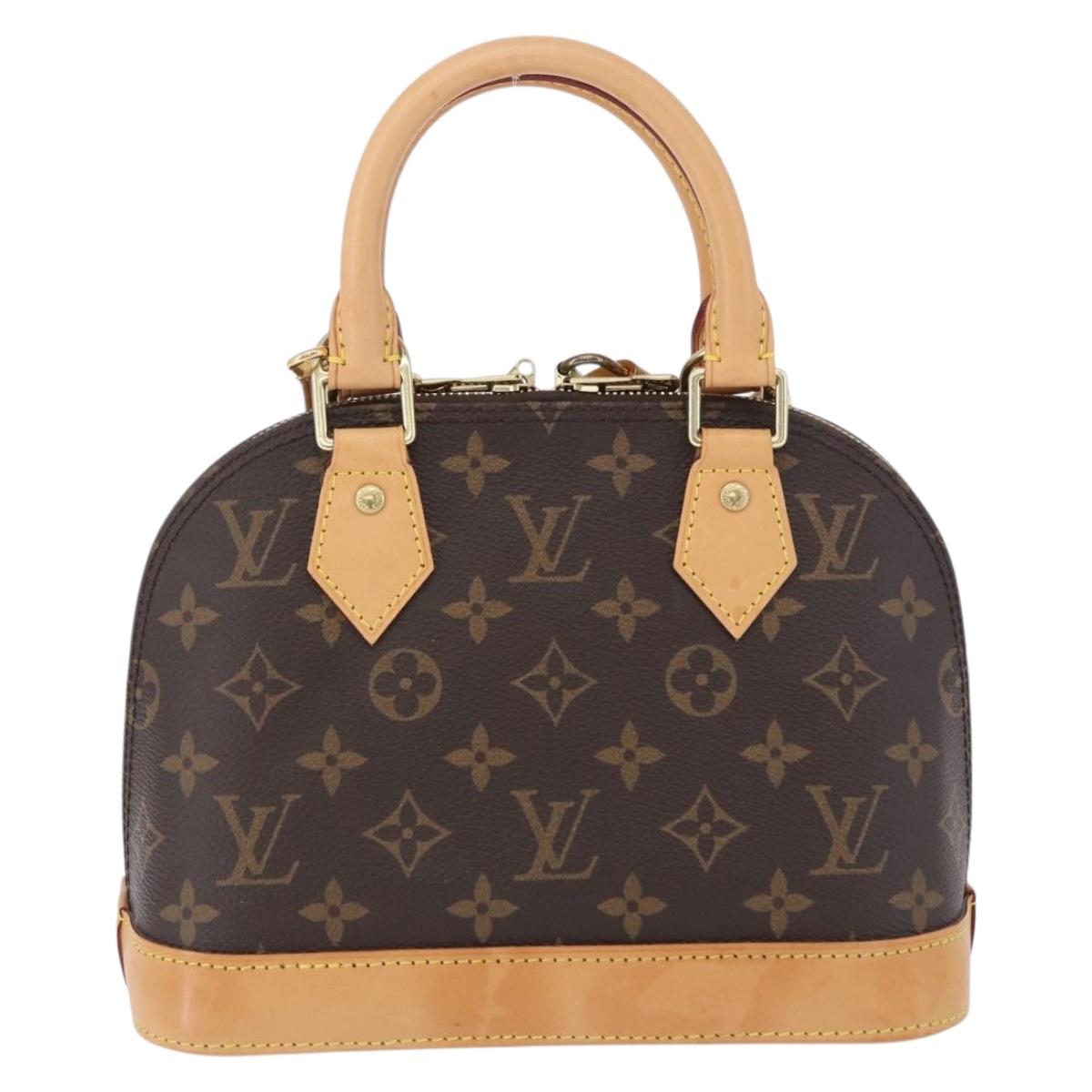 LOUIS VUITTON Monogram Alma BB Hand Bag 2way M53152 LV Auth 199102SAM