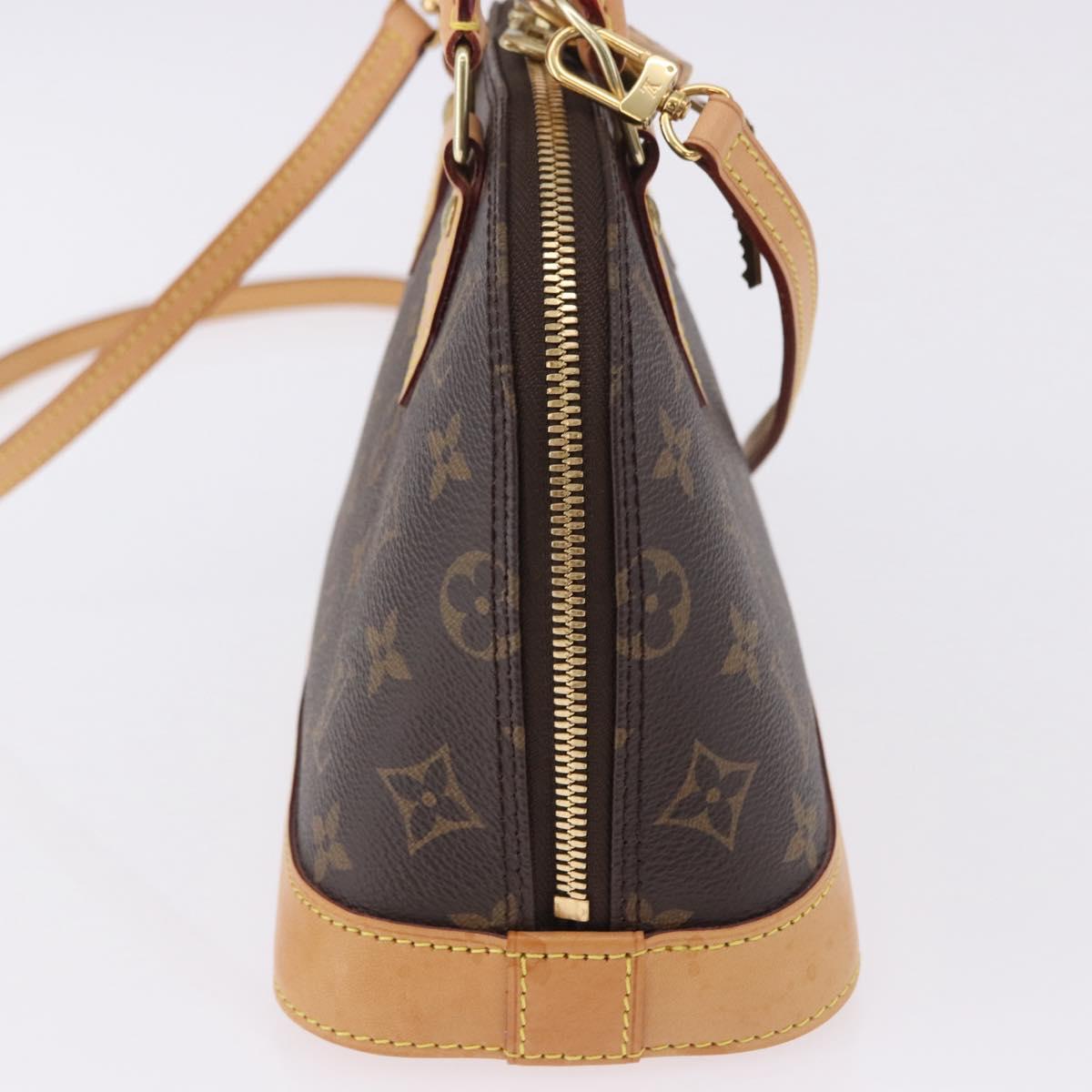 LOUIS VUITTON Monogram Alma BB Hand Bag 2way M53152 LV Auth 199102SAM