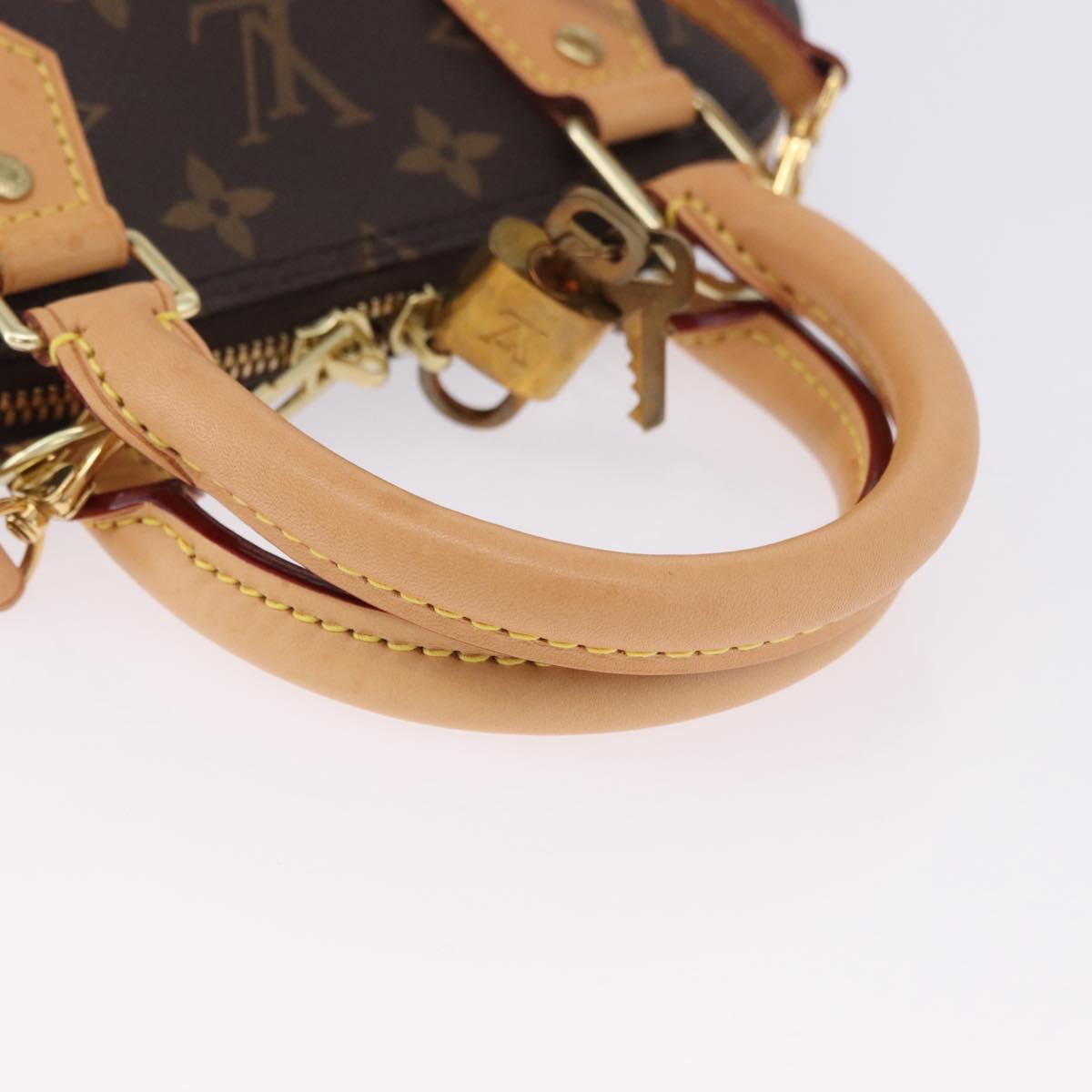 LOUIS VUITTON Monogram Alma BB Hand Bag 2way M53152 LV Auth 199102SAM