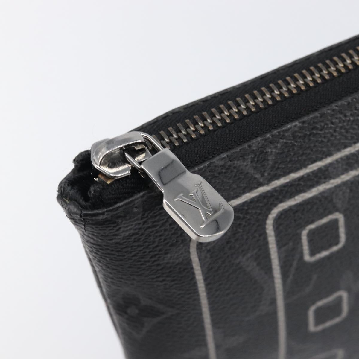 LOUIS VUITTON Monogram Eclipse Fragment iPhone Case M64449 LV Auth 199106V