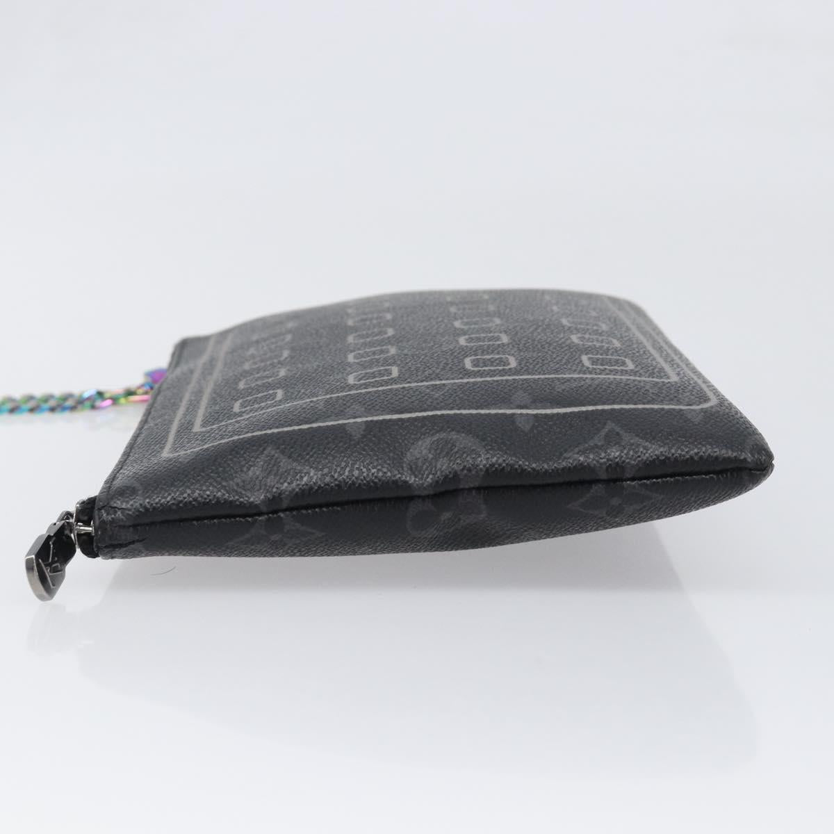 LOUIS VUITTON Monogram Eclipse Fragment iPhone Case M64449 LV Auth 199106V