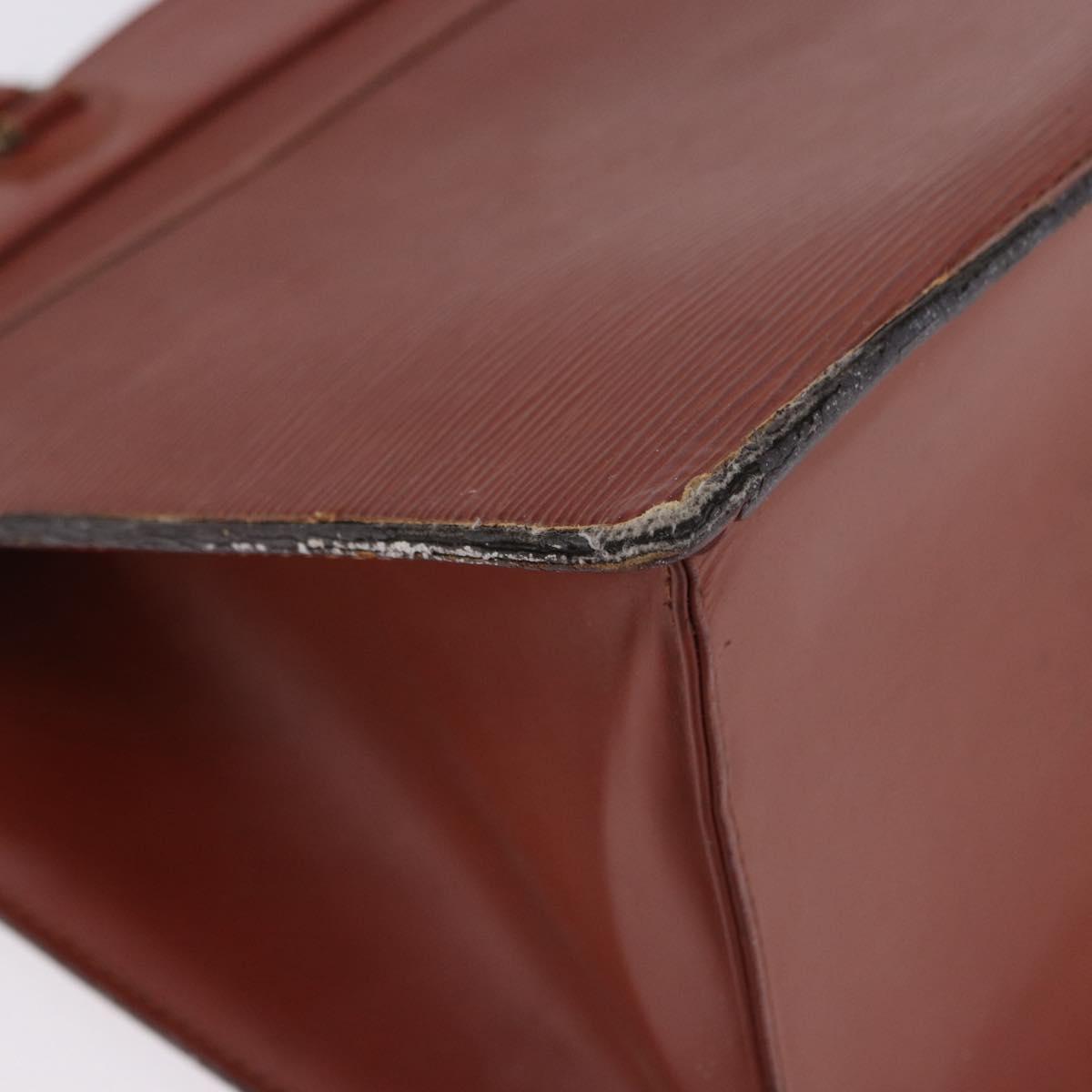 LOUIS VUITTON Epi Riviera Hand Bag Brown M48183 LV Auth 199108