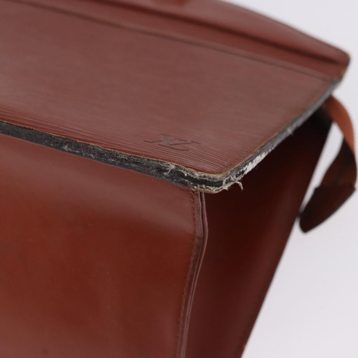 LOUIS VUITTON Epi Riviera Hand Bag Brown M48183 LV Auth 199108