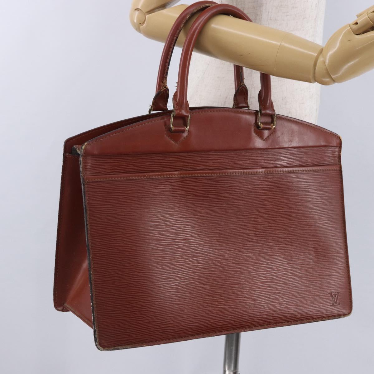LOUIS VUITTON Epi Riviera Hand Bag Brown M48183 LV Auth 199108