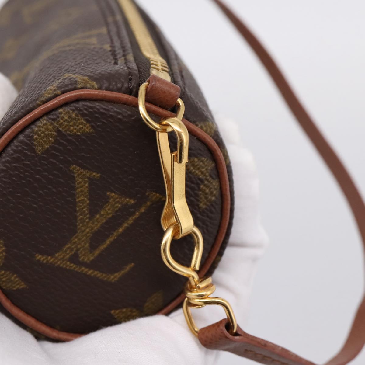 LOUIS VUITTON Monogram Papillon Pouch LV Auth 199143