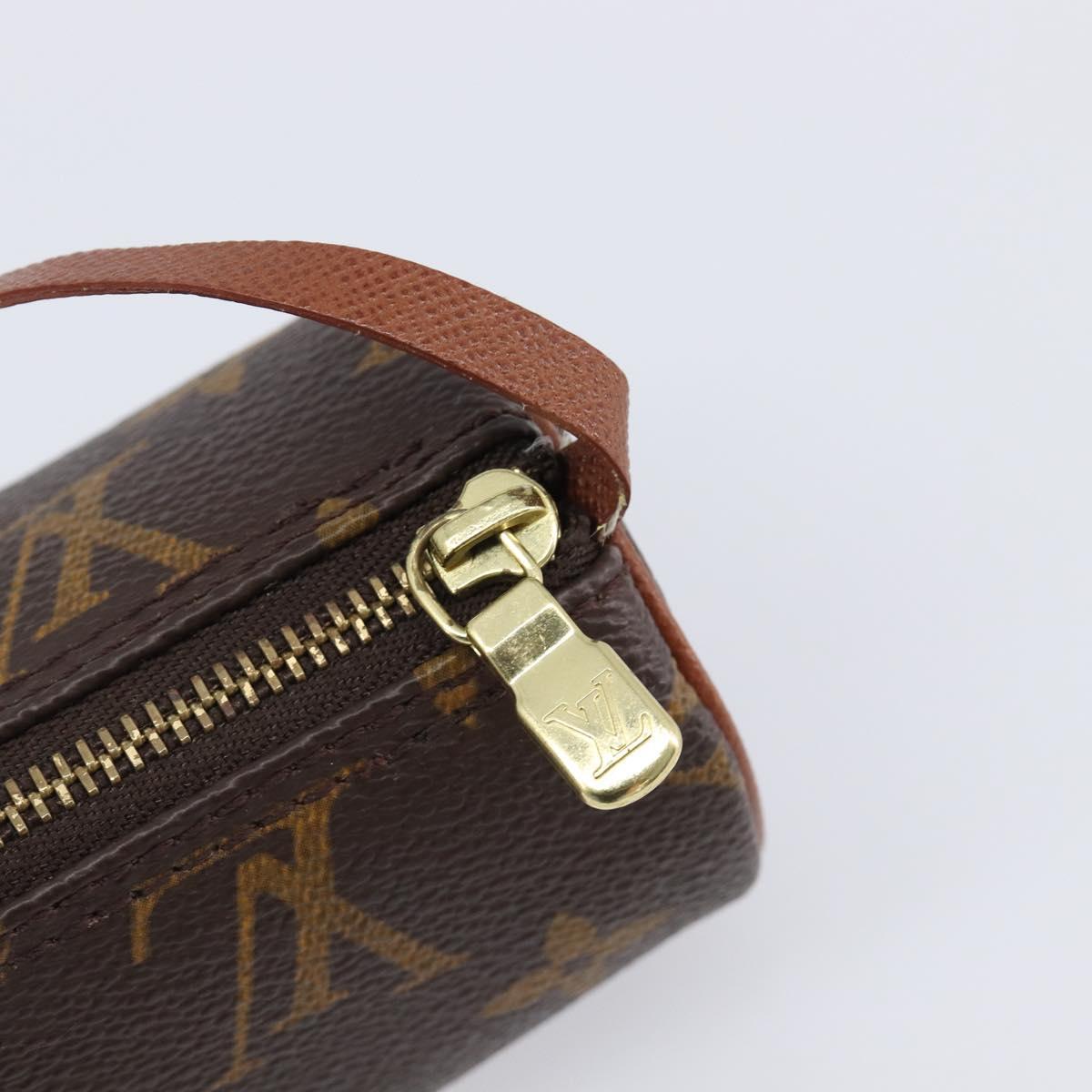 LOUIS VUITTON Monogram Papillon Pouch LV Auth 199149