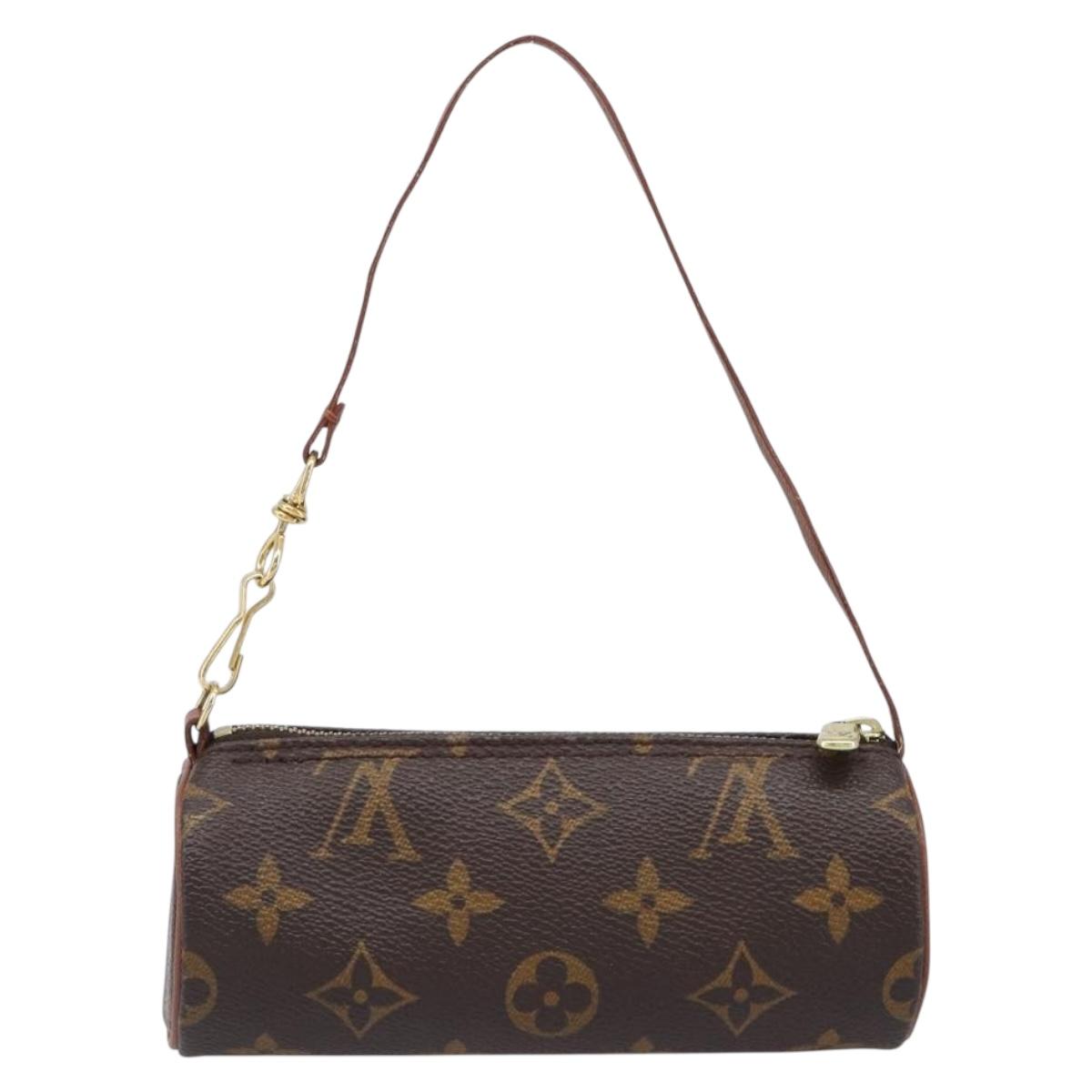 LOUIS VUITTON Monogram Papillon Pouch LV Auth 199149