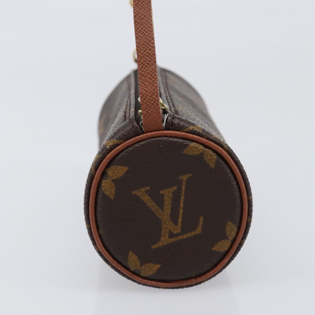 LOUIS VUITTON Monogram Papillon Pouch LV Auth 199149