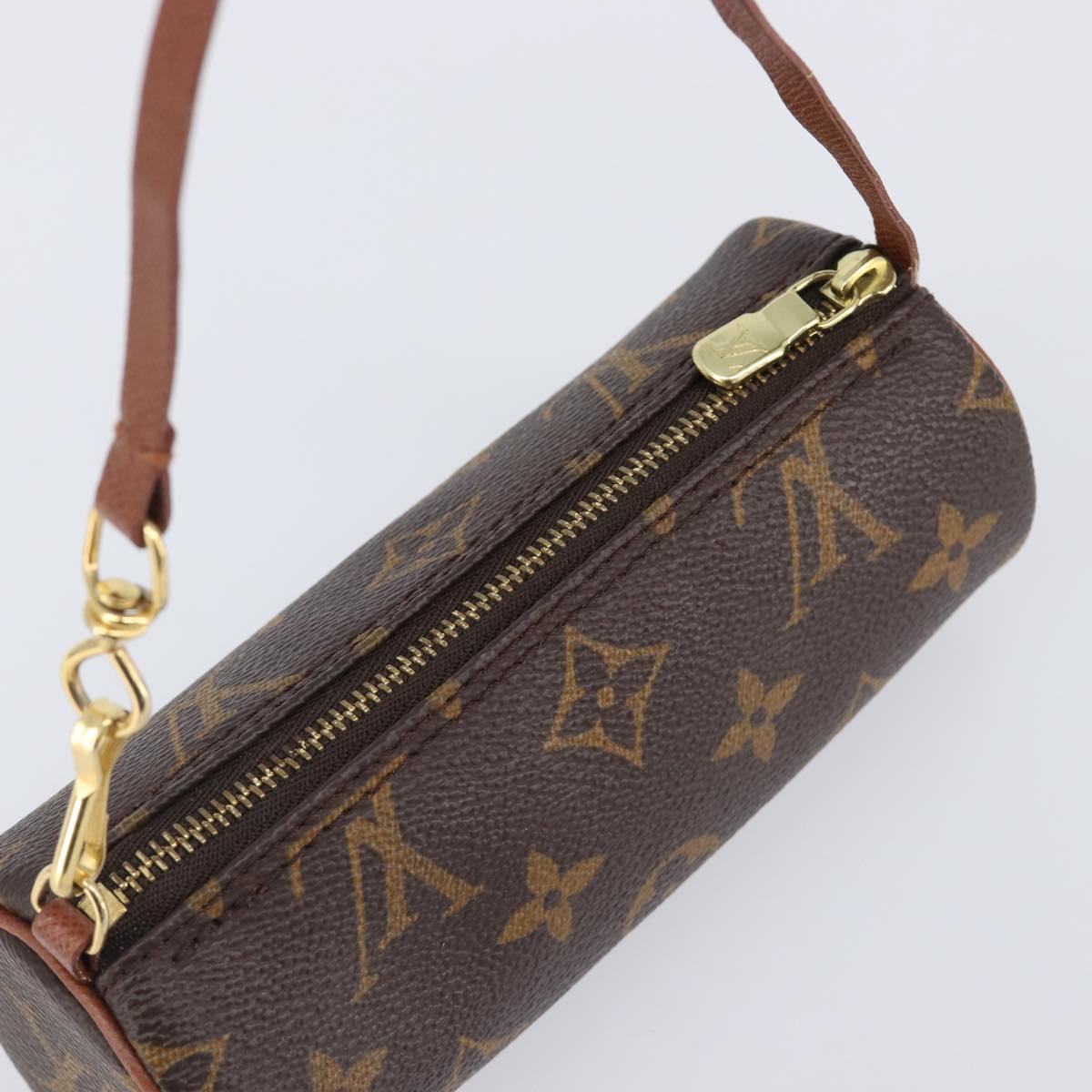 LOUIS VUITTON Monogram Papillon Pouch LV Auth 199149
