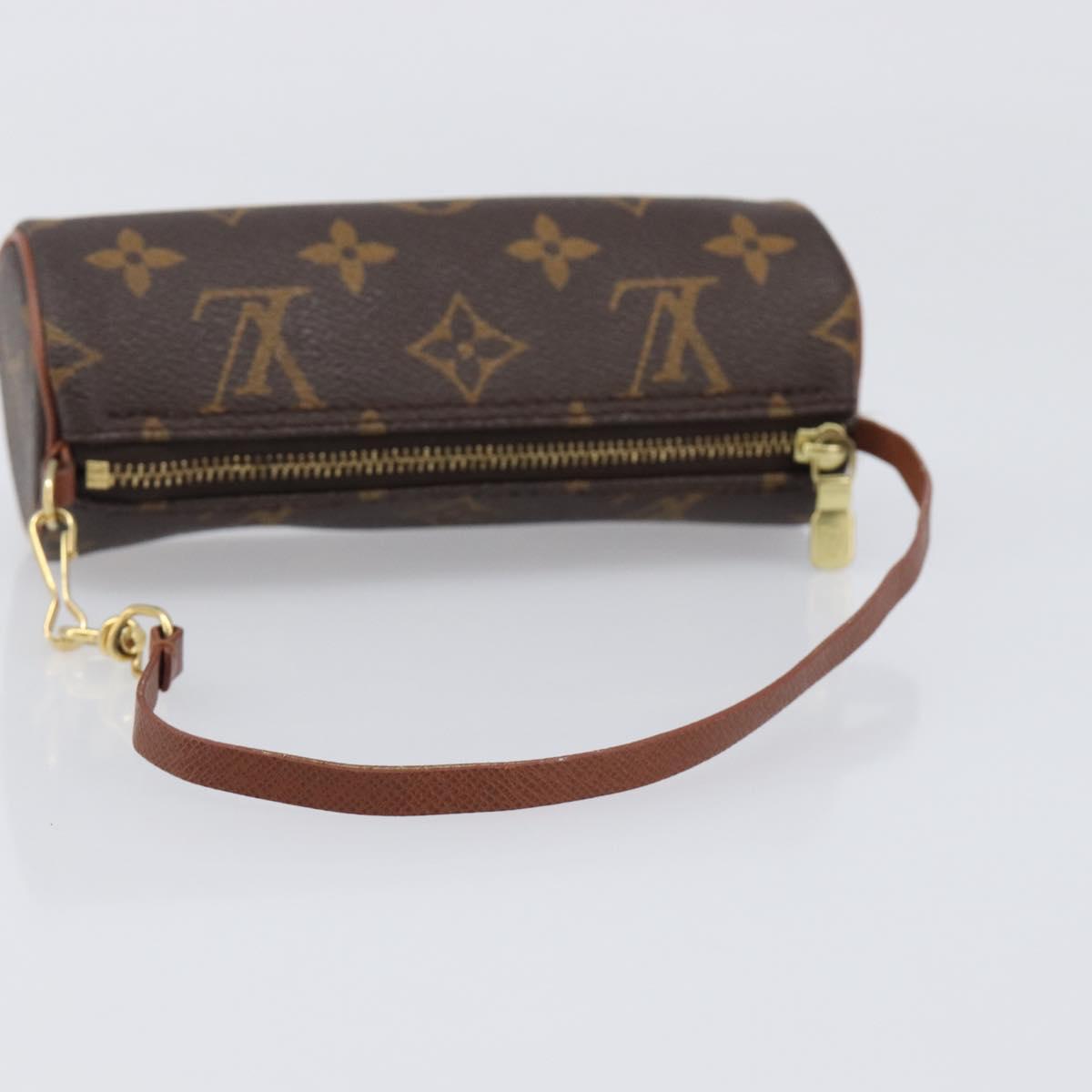 LOUIS VUITTON Monogram Papillon Pouch LV Auth 199149