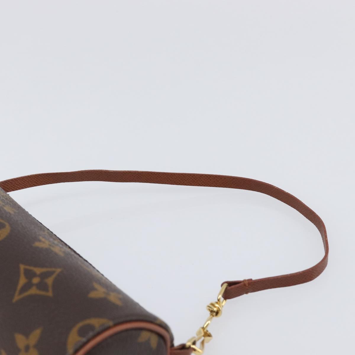 LOUIS VUITTON Monogram Papillon Pouch LV Auth 199149