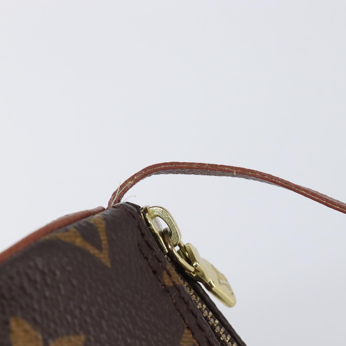 LOUIS VUITTON Monogram Papillon Pouch LV Auth 199149