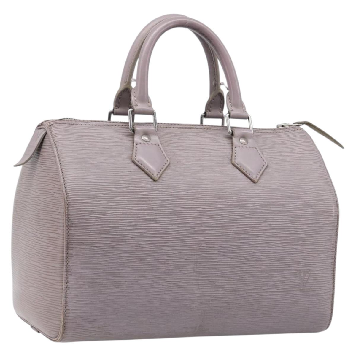 LOUIS VUITTON Epi Speedy 25 Hand Bag Gray Lilac M4301B LV Auth 199172A