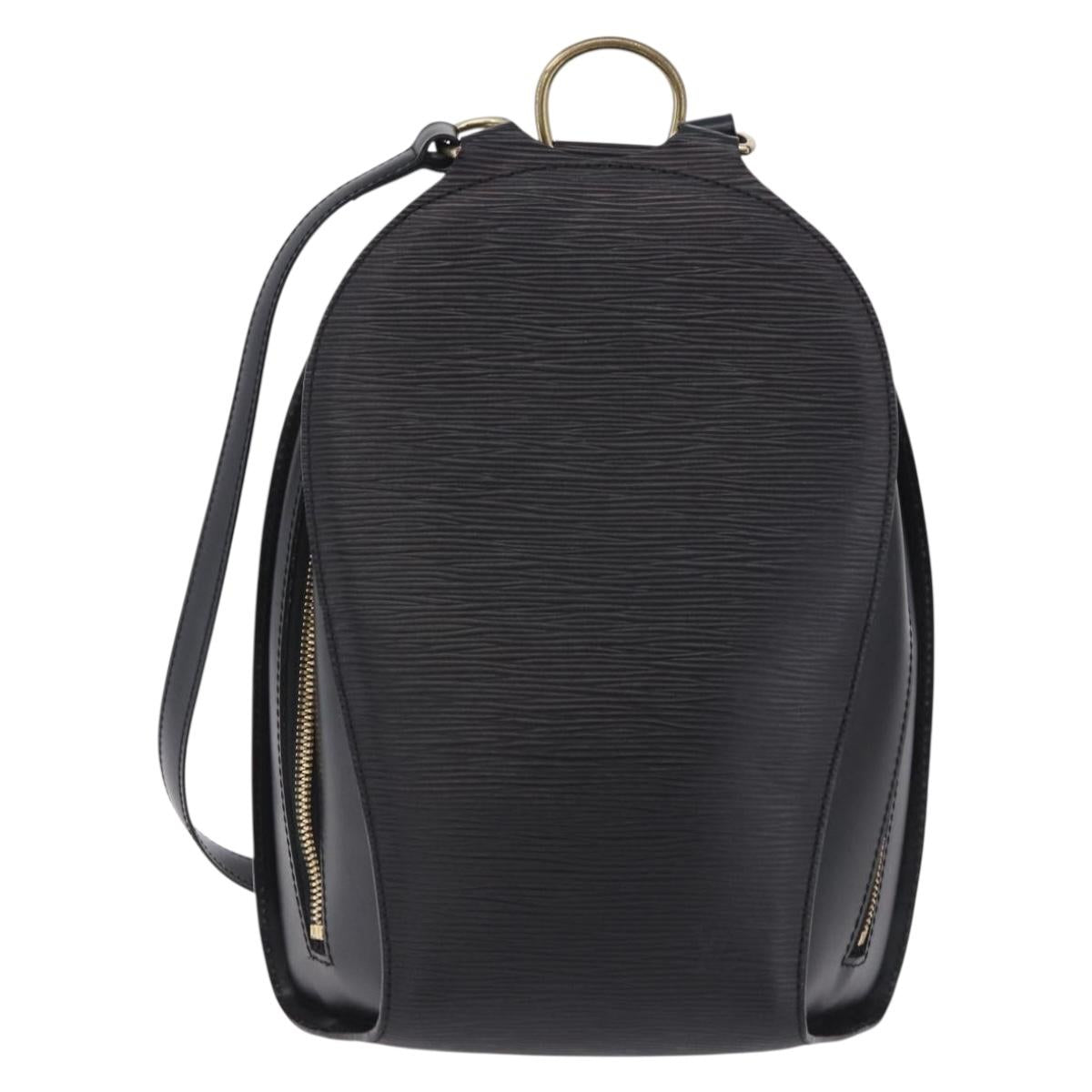 LOUIS VUITTON Epi Mabillon Backpack Black M52232 LV Auth 199173A