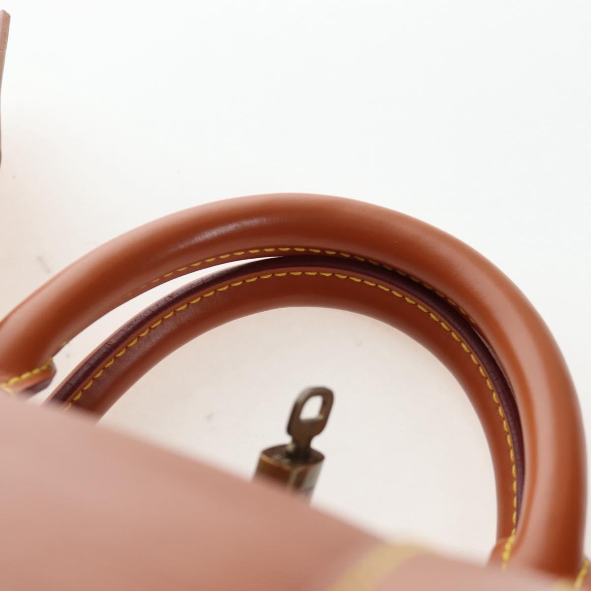 LOUIS VUITTON Epi Keepall 55 Boston Bag Brown M42958 LV Auth 199175V