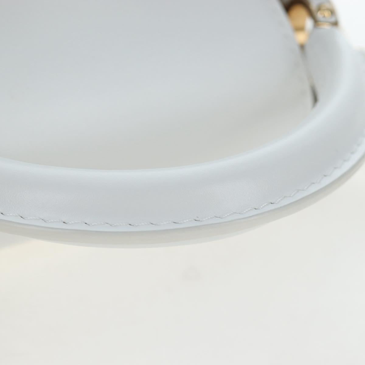 LOUIS VUITTON x TM Capucines EW Mini Leather 2way White M13246 Auth 199183SM