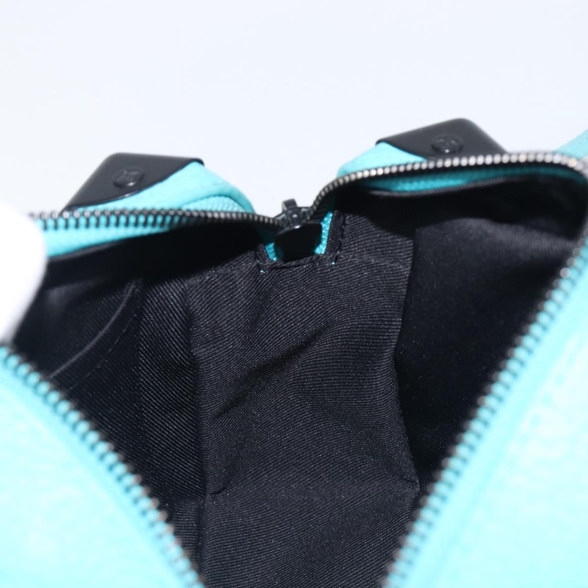 LOUIS VUITTON Mini Soft Trunk Taurillon Leather Blue Black M11673 Auth 199184SAM