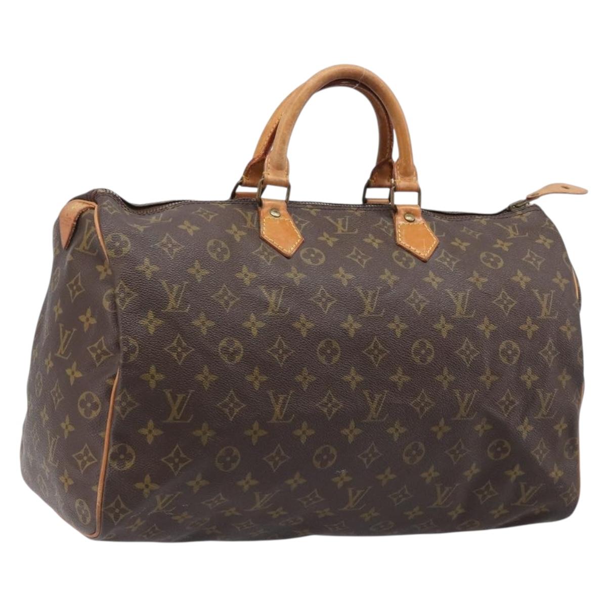 LOUIS VUITTON Monogram Speedy 40 Hand Bag M41522 LV Auth 199186