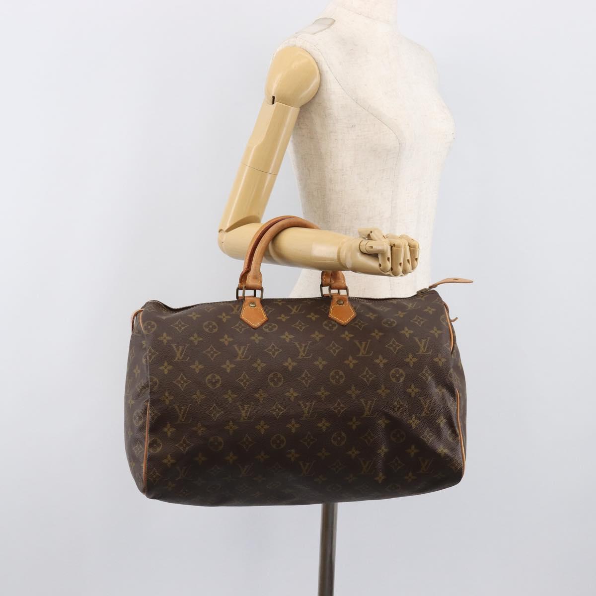 LOUIS VUITTON Monogram Speedy 40 Hand Bag M41522 LV Auth 199186