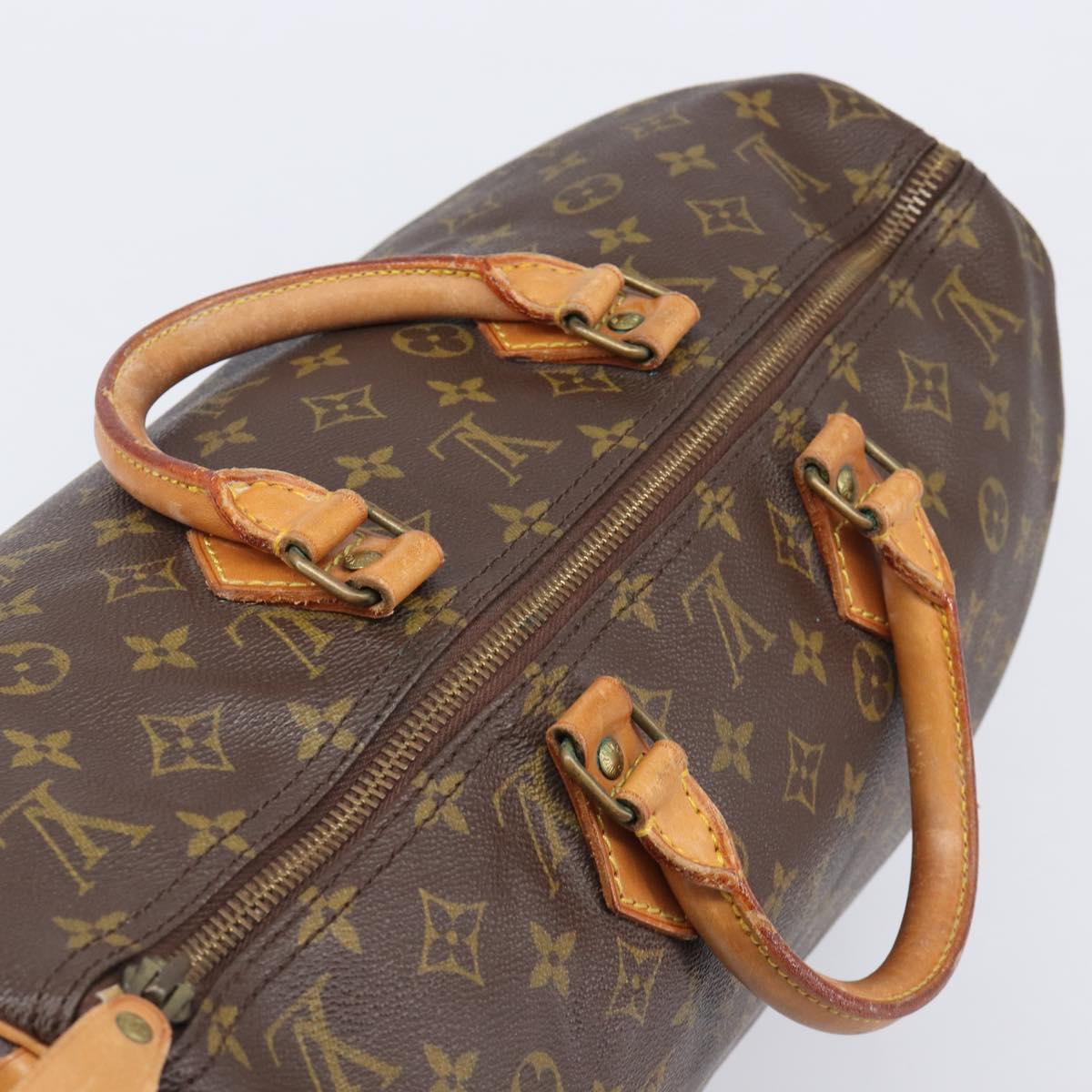 LOUIS VUITTON Monogram Speedy 40 Hand Bag M41522 LV Auth 199186