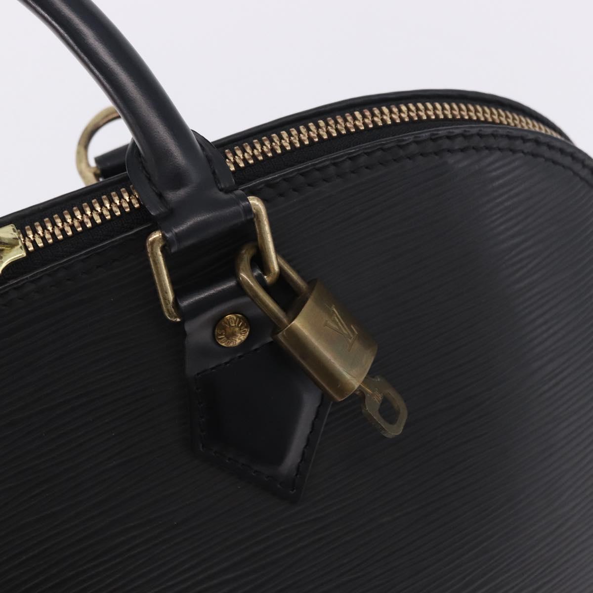 LOUIS VUITTON Epi Alma Hand Bag Noir Black M52142 LV Auth 199187V