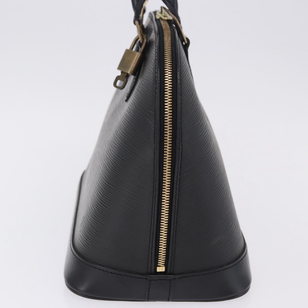 LOUIS VUITTON Epi Alma Hand Bag Noir Black M52142 LV Auth 199187V