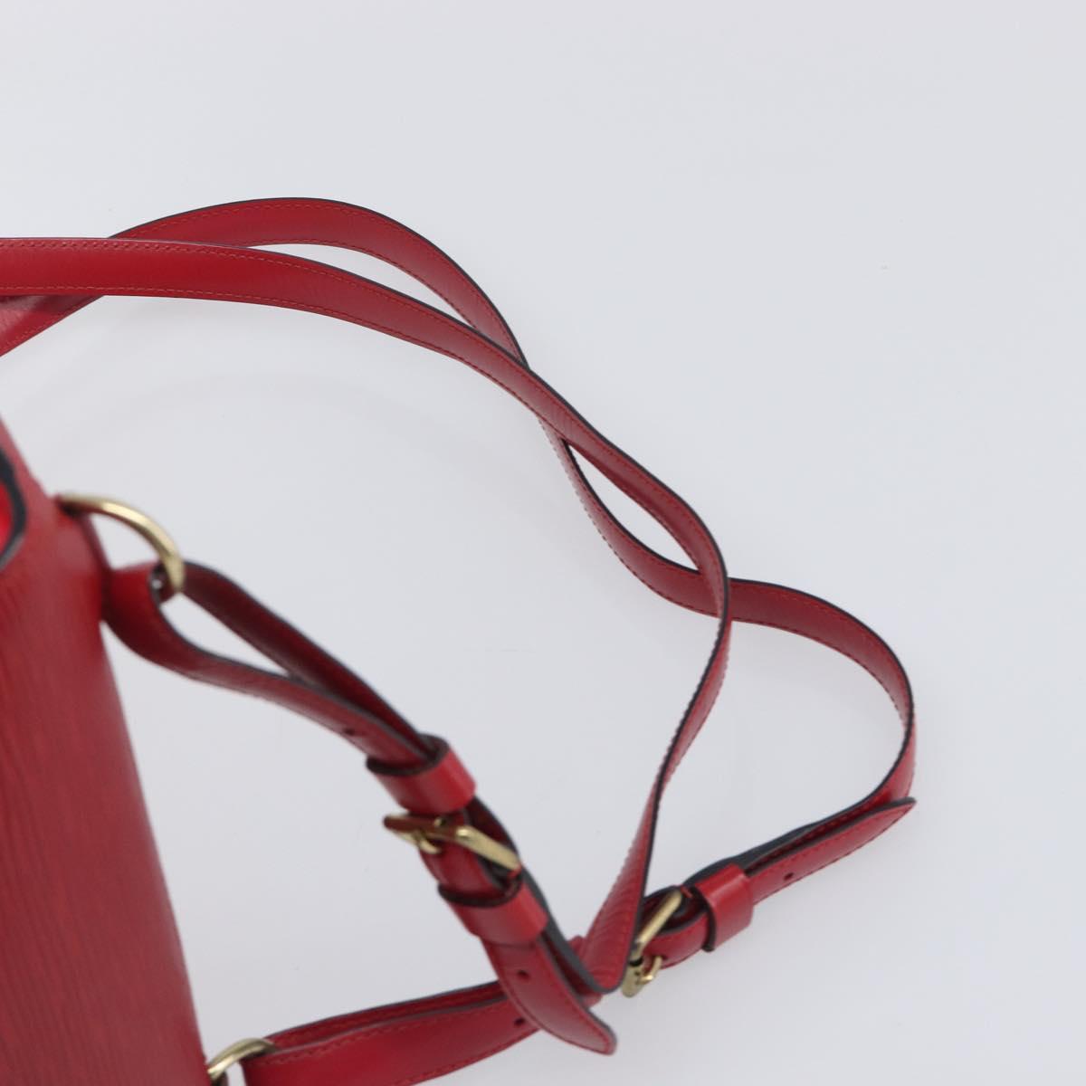 LOUIS VUITTON Epi Mabillon Backpack Castilian Red M52237 LV Auth 199196A
