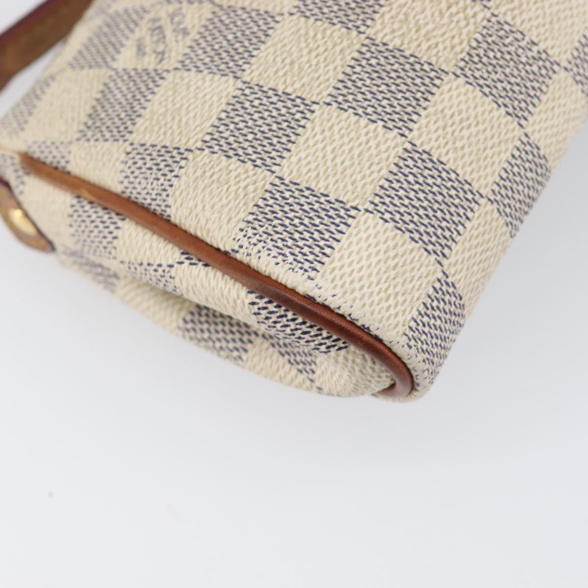 LOUIS VUITTON Damier Azur Eva Shoulder Bag 2way N55214 LV Auth 199205