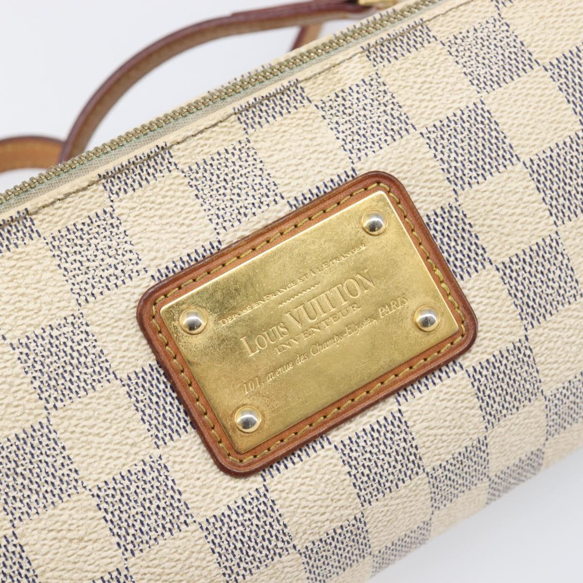LOUIS VUITTON Damier Azur Eva Shoulder Bag 2way N55214 LV Auth 199205