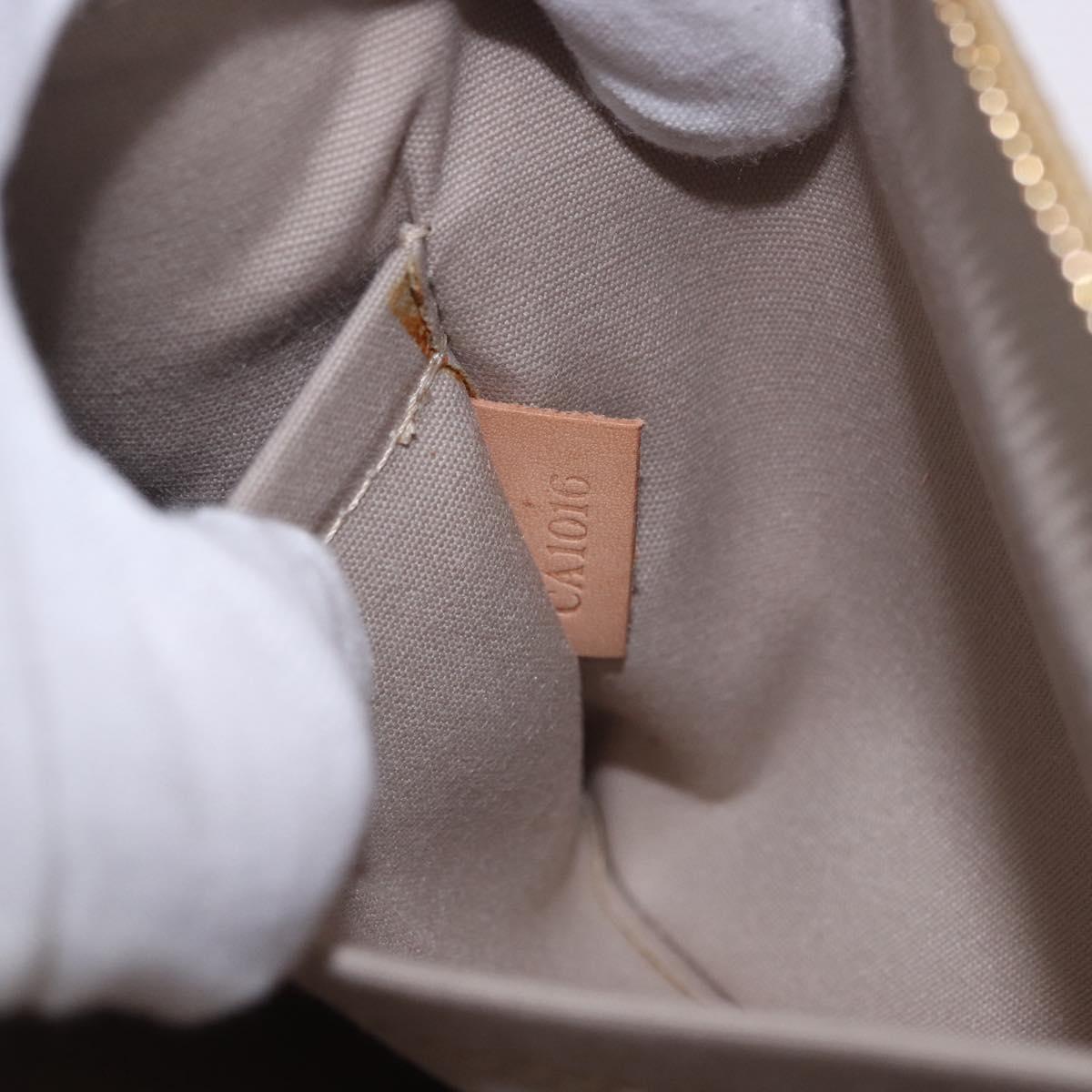LOUIS VUITTON Monogram Miroir Pochette Plat Pouch Gold LV Auth 199233V
