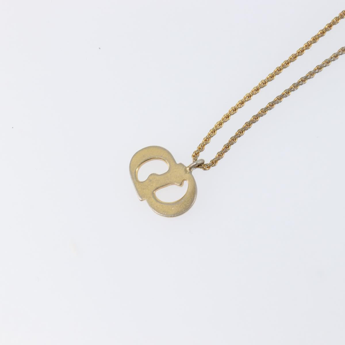Christian Dior Necklace metal Gold Tone Auth 199265