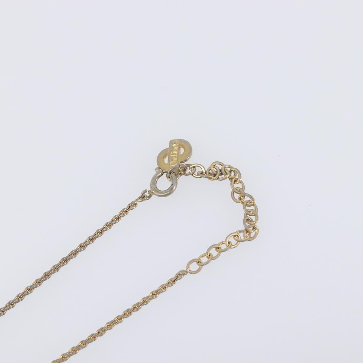 Christian Dior Necklace metal Gold Tone Auth 199265
