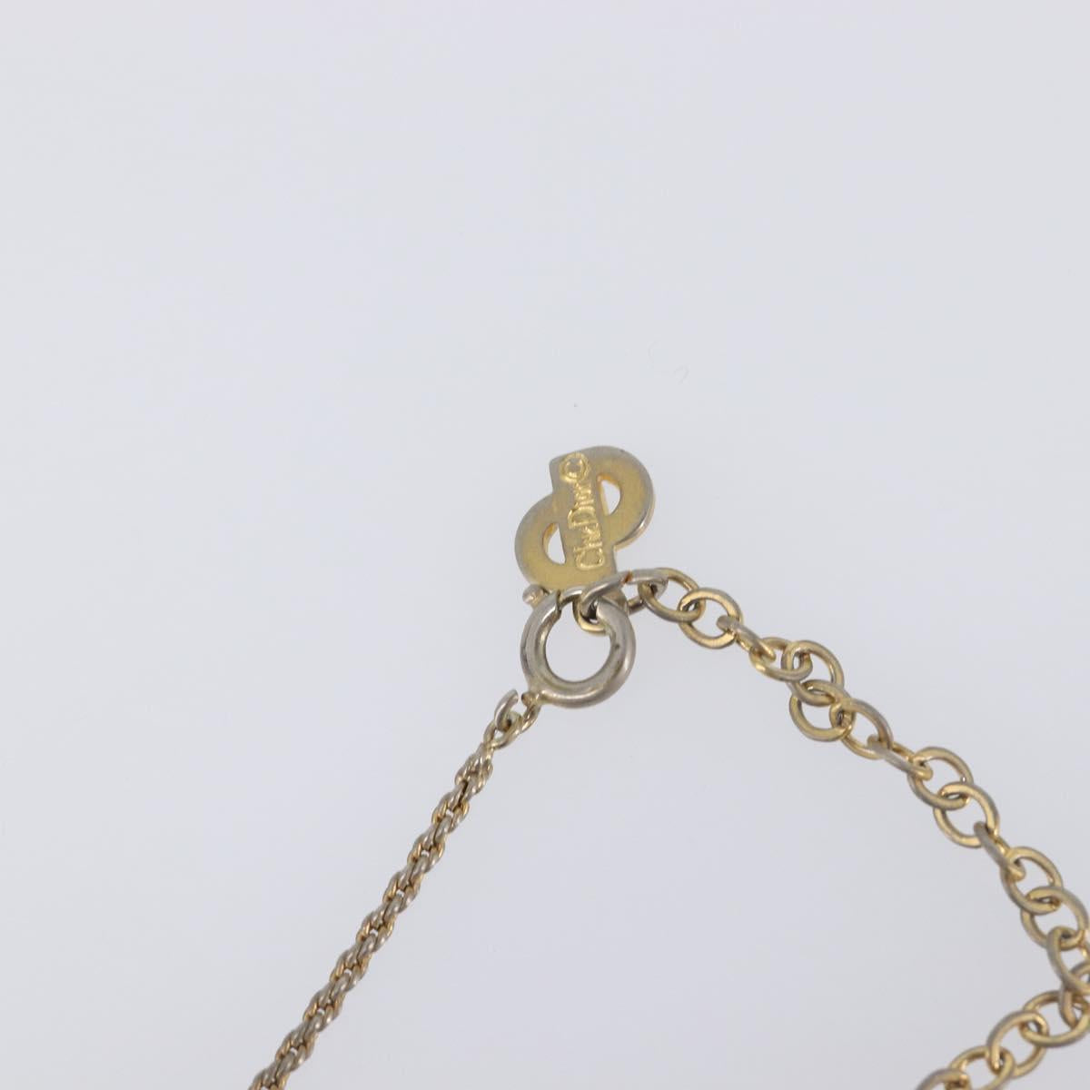 Christian Dior Necklace metal Gold Tone Auth 199265