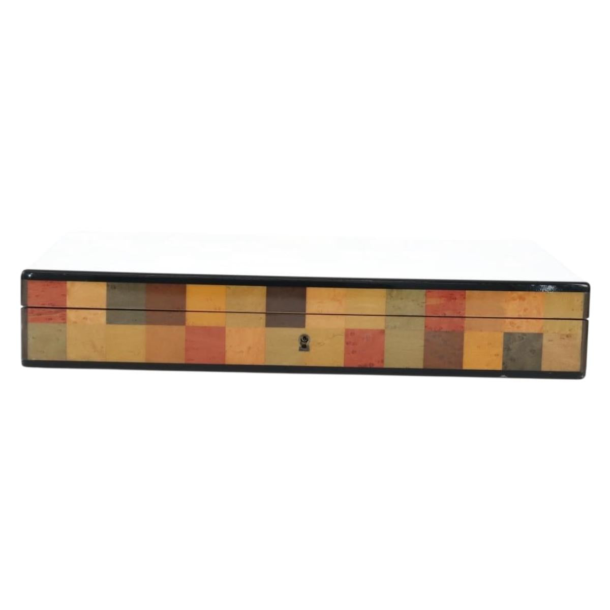 HERMES Interior Box Object Wood Multicolor Auth 199307SM