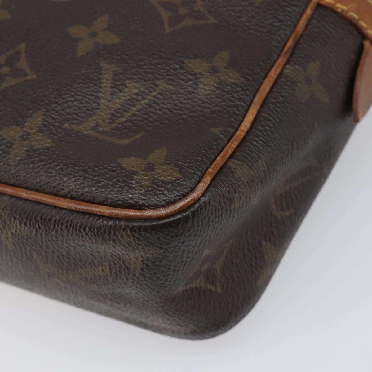 LOUIS VUITTON Monogram Compiegne 23 Clutch Bag M51847 LV Auth 199330