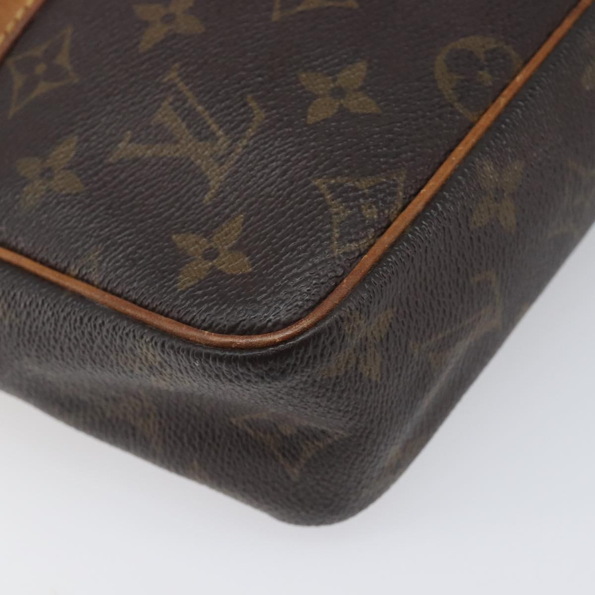 LOUIS VUITTON Monogram Compiegne 23 Clutch Bag M51847 LV Auth 199330