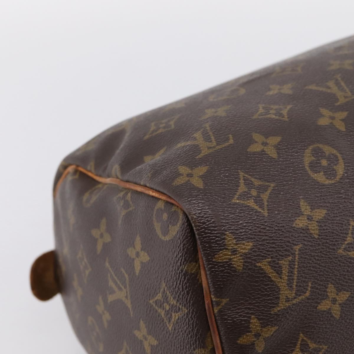 LOUIS VUITTON Monogram Speedy 30 Hand Bag M41526 LV Auth 199332