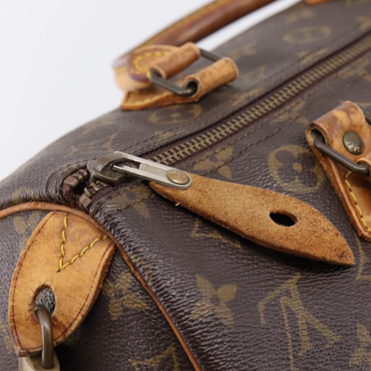 LOUIS VUITTON Monogram Speedy 30 Hand Bag M41526 LV Auth 199332