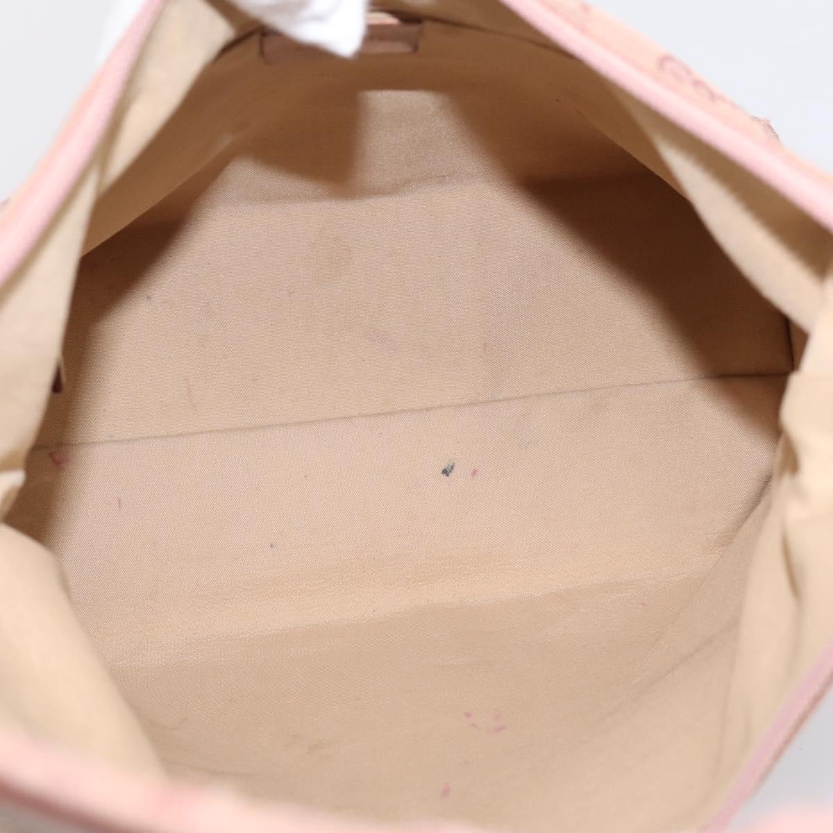 GUCCI GG Canvas Shoulder Bag Pink 001 3386 Auth 199334