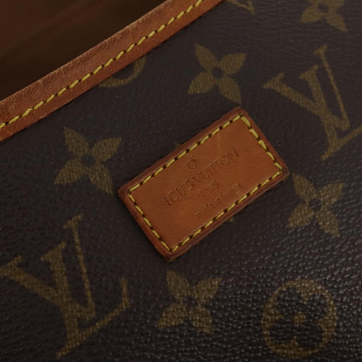 LOUIS VUITTON Monogram Saumur 35 Shoulder Bag M42254 LV Auth 199354