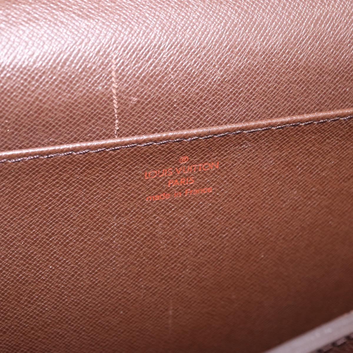LOUIS VUITTON Damier Ebene Serviette Ambassador Business Bag LV Auth 199355V