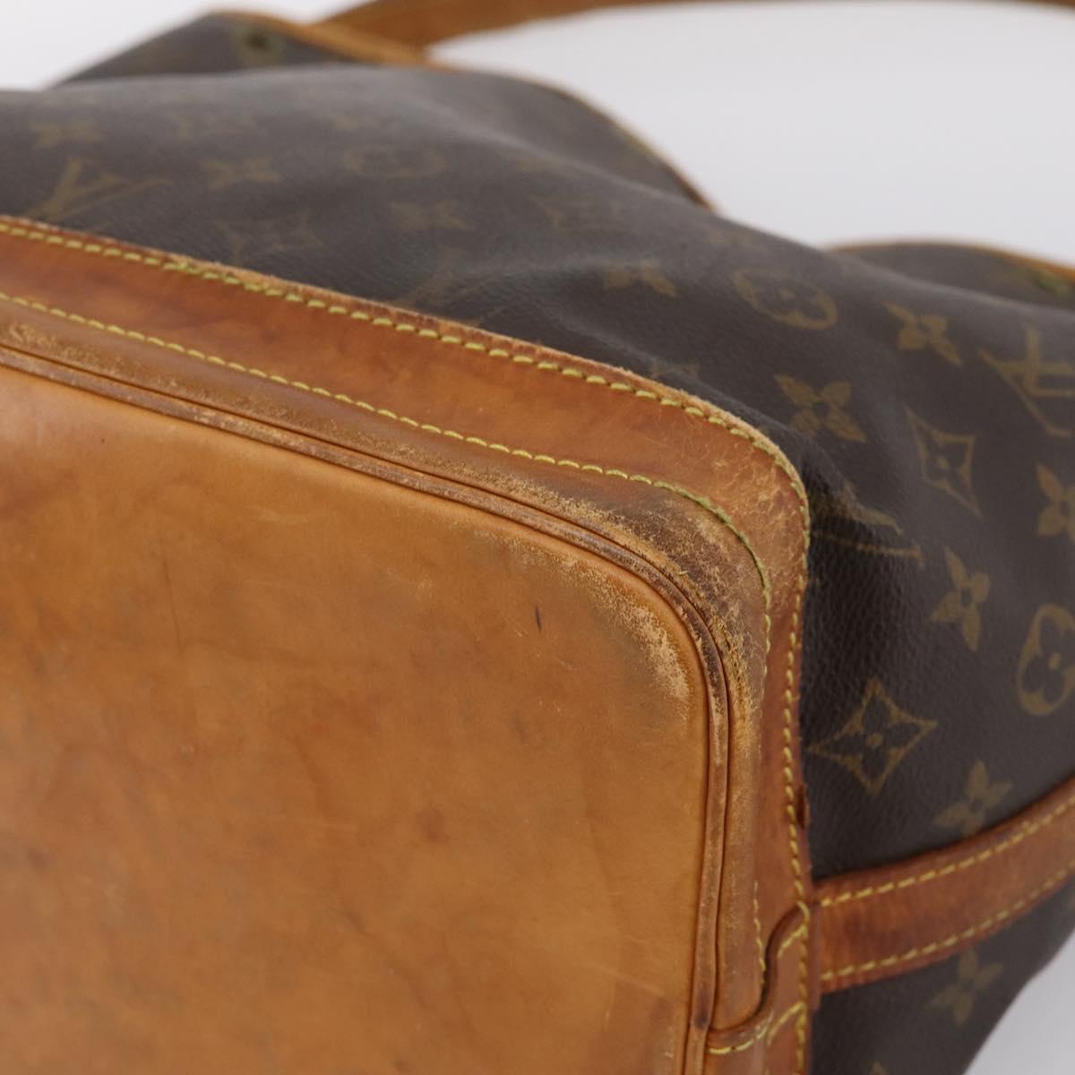 LOUIS VUITTON Monogram Noe Shoulder Bag M42224 LV Auth 199359