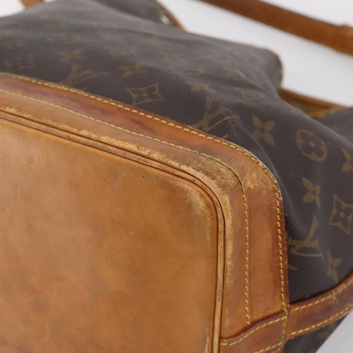LOUIS VUITTON Monogram Noe Shoulder Bag M42224 LV Auth 199359