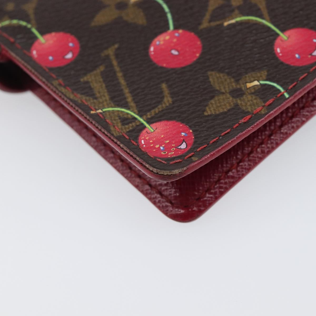 LOUIS VUITTON Monogram Cherry Agenda PM Day Planner Cover R21023 LV Auth 199372V