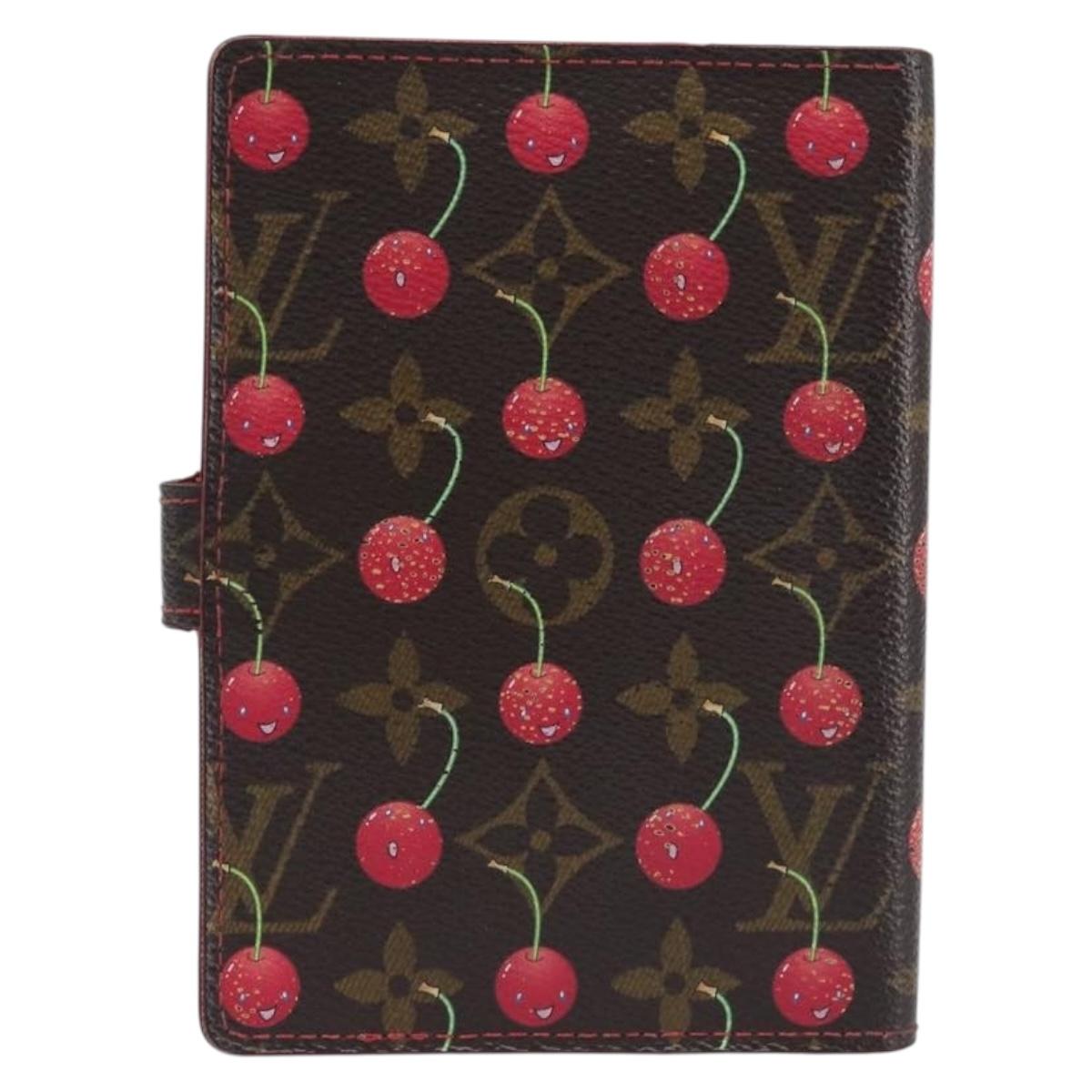 LOUIS VUITTON Monogram Cherry Agenda PM Day Planner Cover R21023 LV Auth 199372V