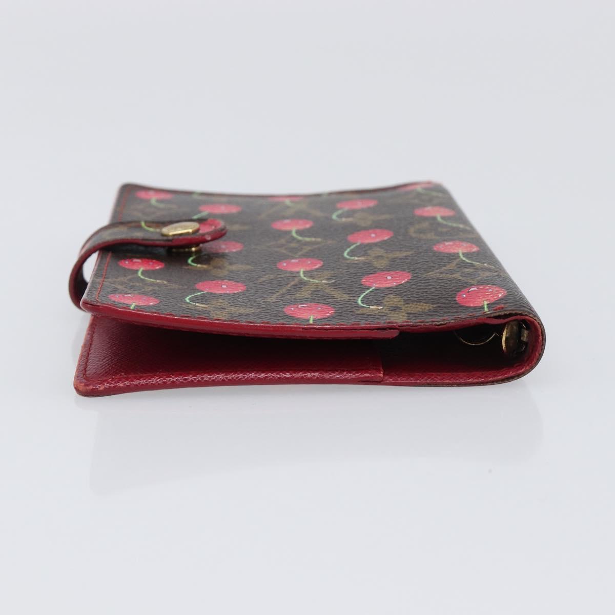 LOUIS VUITTON Monogram Cherry Agenda PM Day Planner Cover R21023 LV Auth 199372V