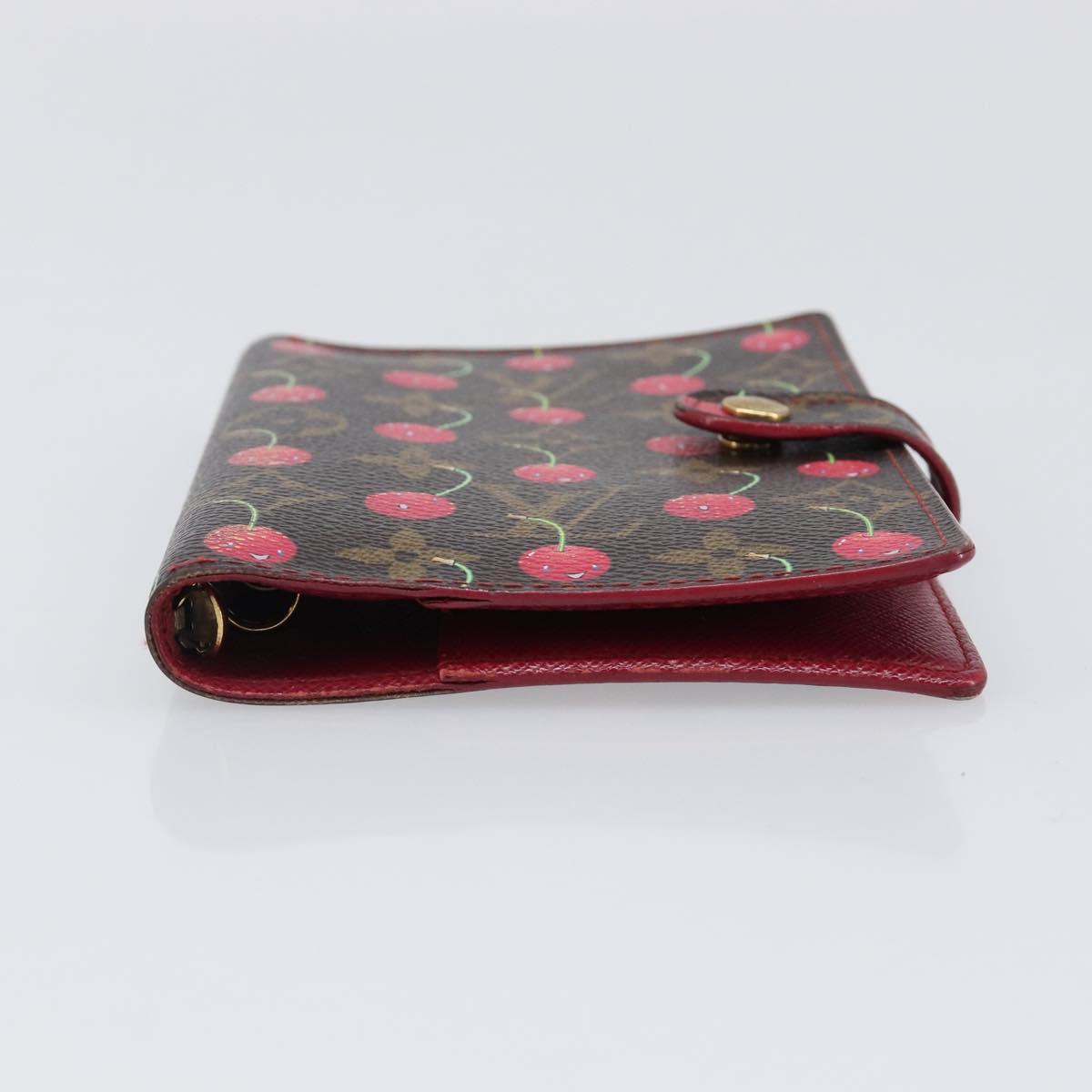 LOUIS VUITTON Monogram Cherry Agenda PM Day Planner Cover R21023 LV Auth 199372V