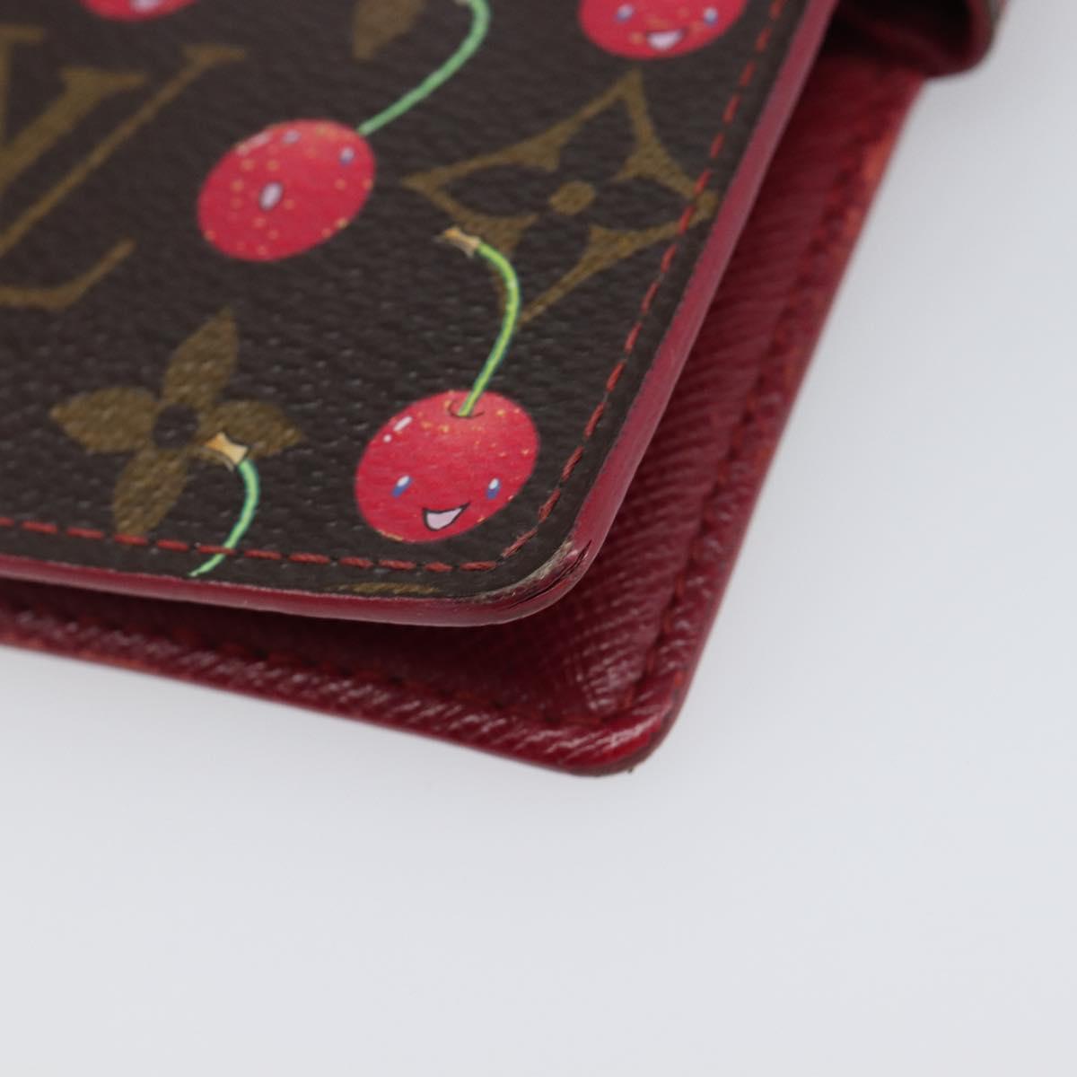 LOUIS VUITTON Monogram Cherry Agenda PM Day Planner Cover R21023 LV Auth 199372V